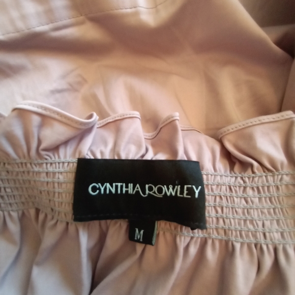 Cynthia Rowley Helena Off The Shoulder Pale Lilac Coquette Girl Obi Belt A Line - Picture 8 of 9
